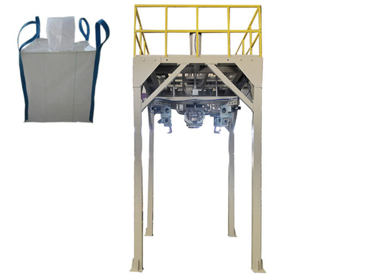 Saimo Jumbo-zakvulmachine voor zakkorrel van 1000 kg in de kunststofindustrie