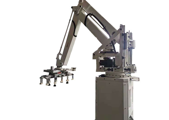 Olive Oil Carton Packing And-het Palletiseren Vriendschappelijke de Lijn van het Robotwapen