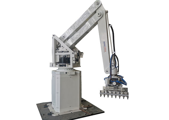 Op de vloer gemonteerde IP 65 palletiseerrobotarm met programmeerbare HMI