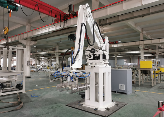 Elektrische Programmeerbare Vloer - opgezette het Palletiseren Robottang voor het cement van de klepzak