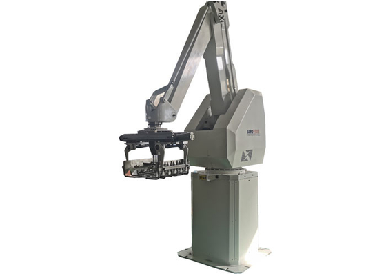 Energie - besparing die 4 Assenplc 50kg de Robot van Zakpalletizer voor Voerzak stapelen