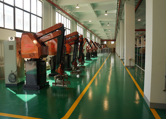 Energie - besparing die 4 Assenplc 50kg de Robot van Zakpalletizer voor Voerzak stapelen