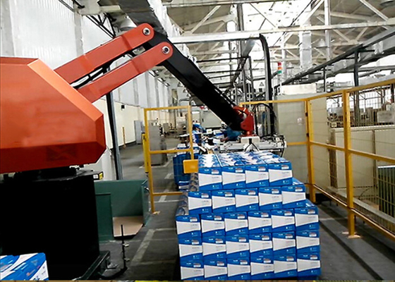 4 assen die het Robotachtige Oogst en Plaatsmachineplc Controleren palletiseren