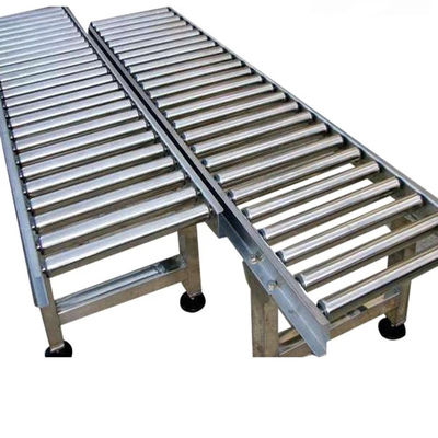 Koolstofstaal 1.5KW het Palletiseren Transportband voor Drank, Voedsel
