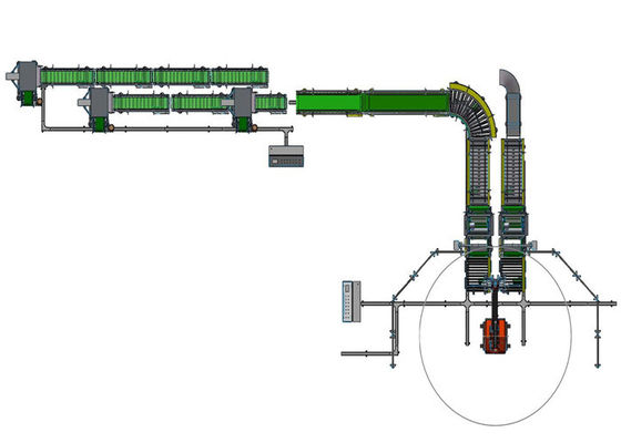 Kawassakivloer - opgezet 130kg-Karton het Palletiseren Robotwapen