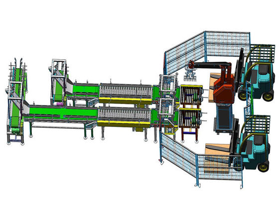 50kg chemische Samenwerkingsrobot Palletizer in Geneeskundeindustrie