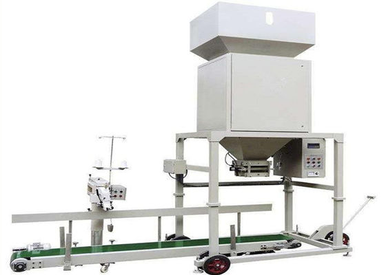 Het Voeden 10kg Machine de in drie stadia van de Korrelverpakking voor Voedsel voor huisdieren