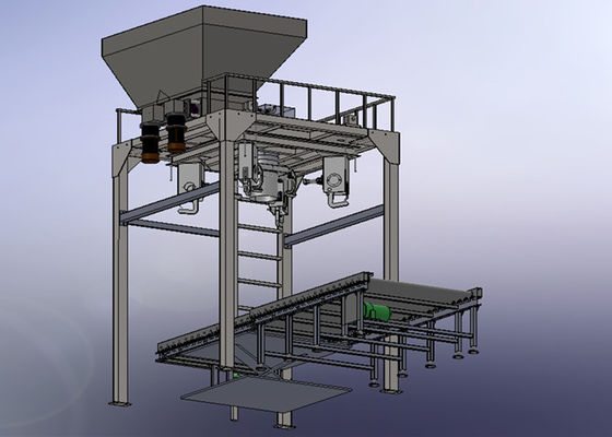 Industriële Wegende van 500kg Automatische en Verpakkende Machine