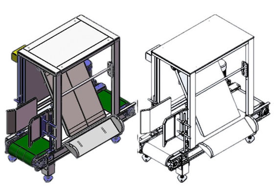 IP65 palletiserende Transportband