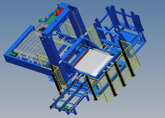 De voedselindustrie 2000mm 600bags/het Uur kan Palletizer machinaal bewerken