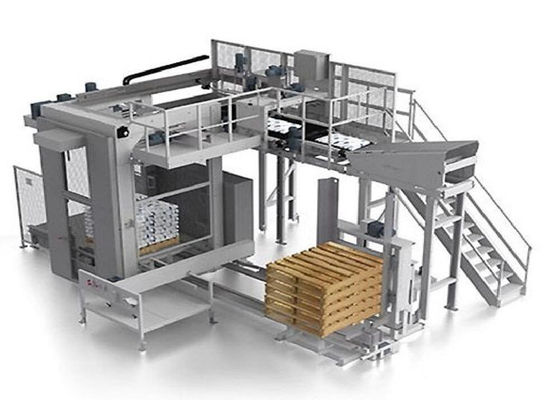 Zelf Geïnstalleerde Hoge snelheid 1000bags/de Machine van Palletizer van de Uurzak