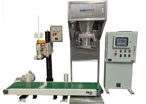 3 Machine van de het In zakken doenverpakking van de fase de Dubbele Emmer in de industrie van het huisdierenvoer